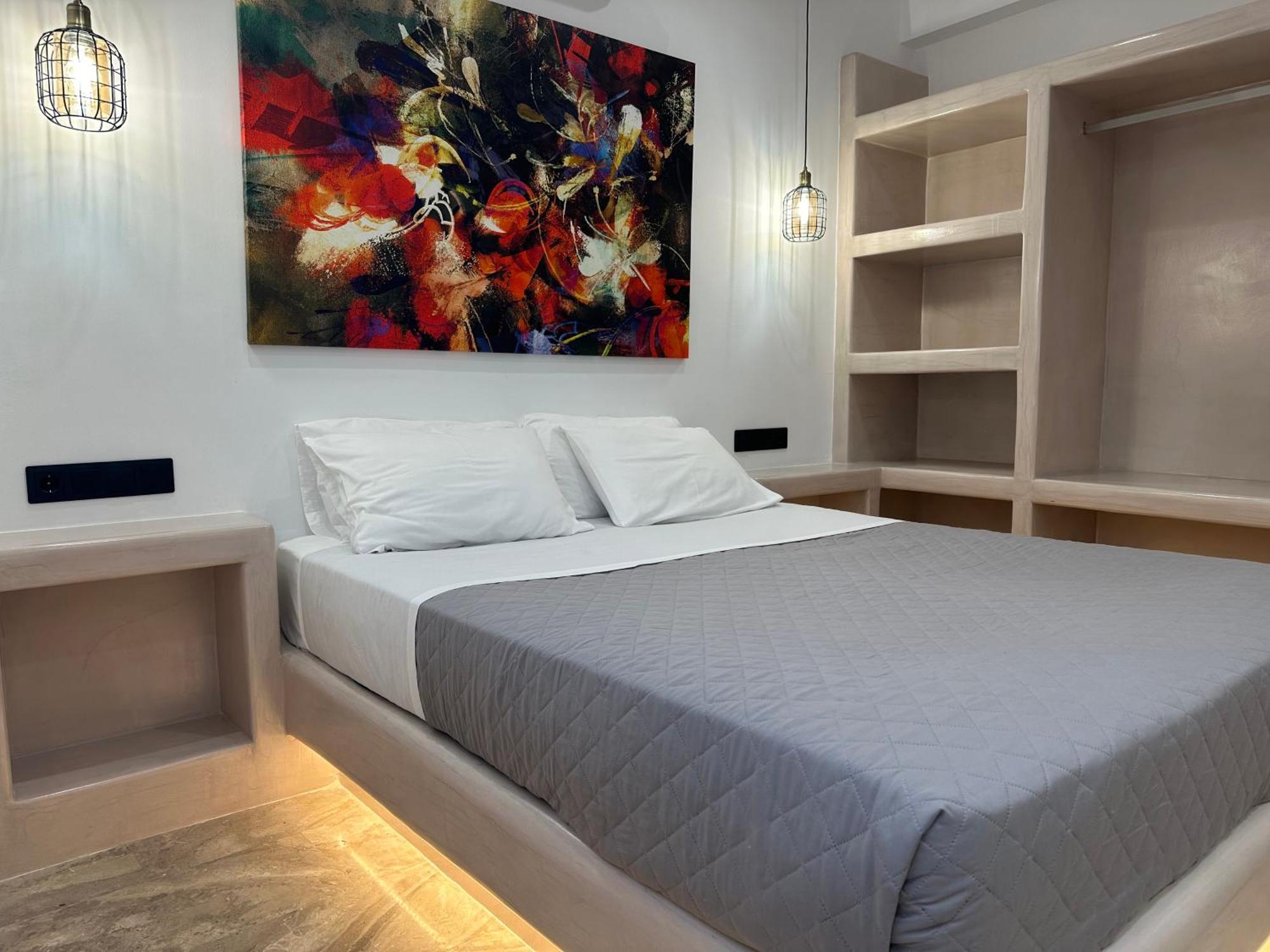 Aphrodite Hotel & Apartments イオス島 チョーラ エクステリア 写真